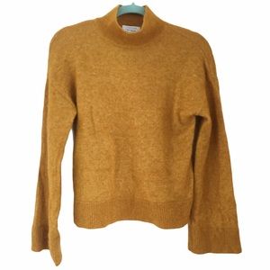 & other stories yellow wool sweater XS